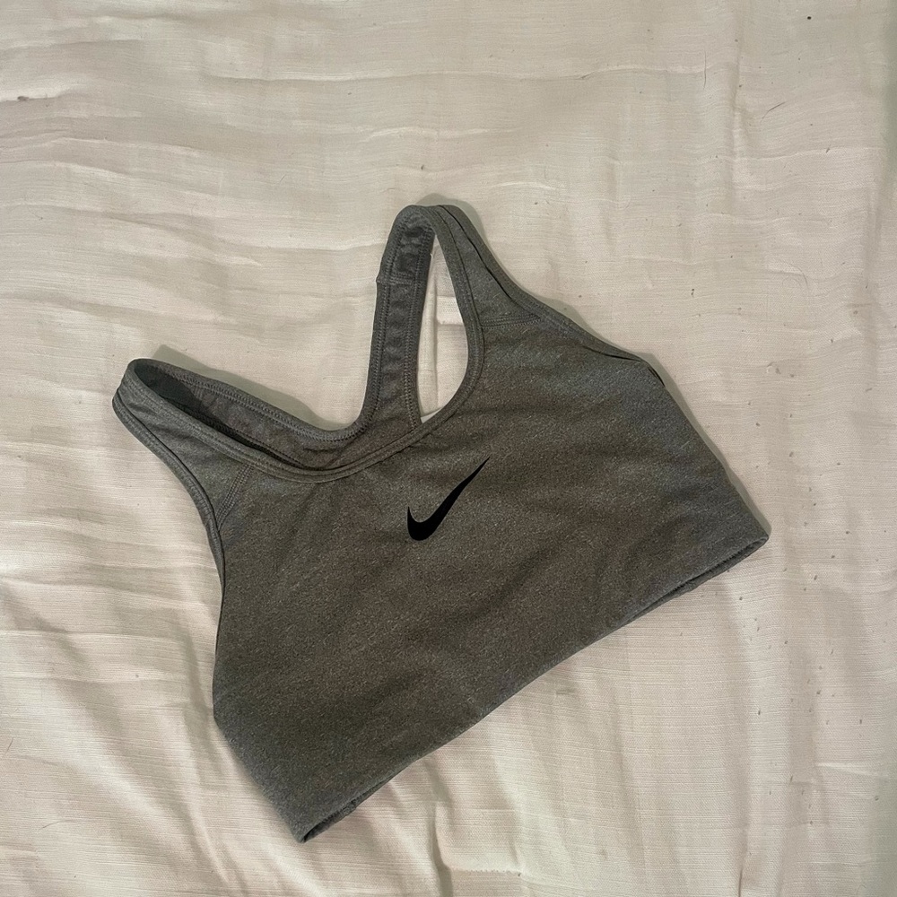 nike racer back sport bra